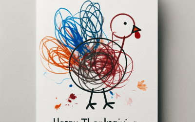 How to Make Thanksgiving Cards with Young Children