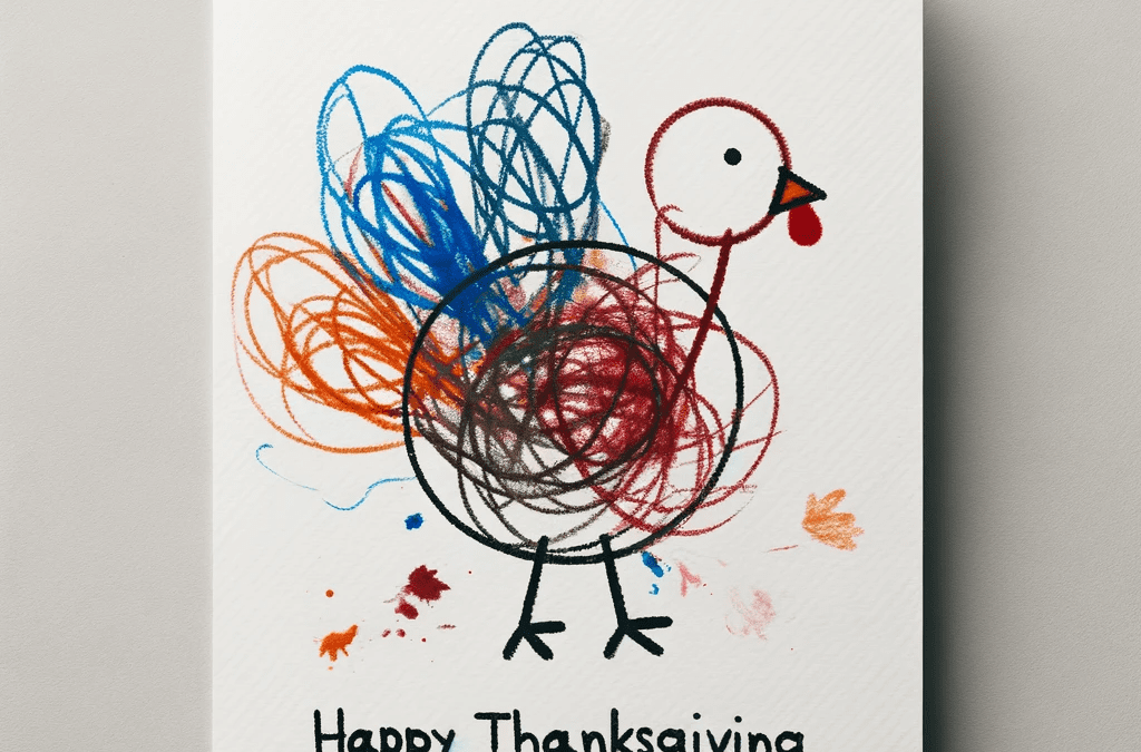 How to Make Thanksgiving Cards with Young Children