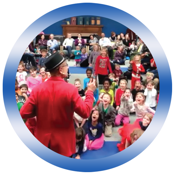 Audience Enjoying a Magic Show